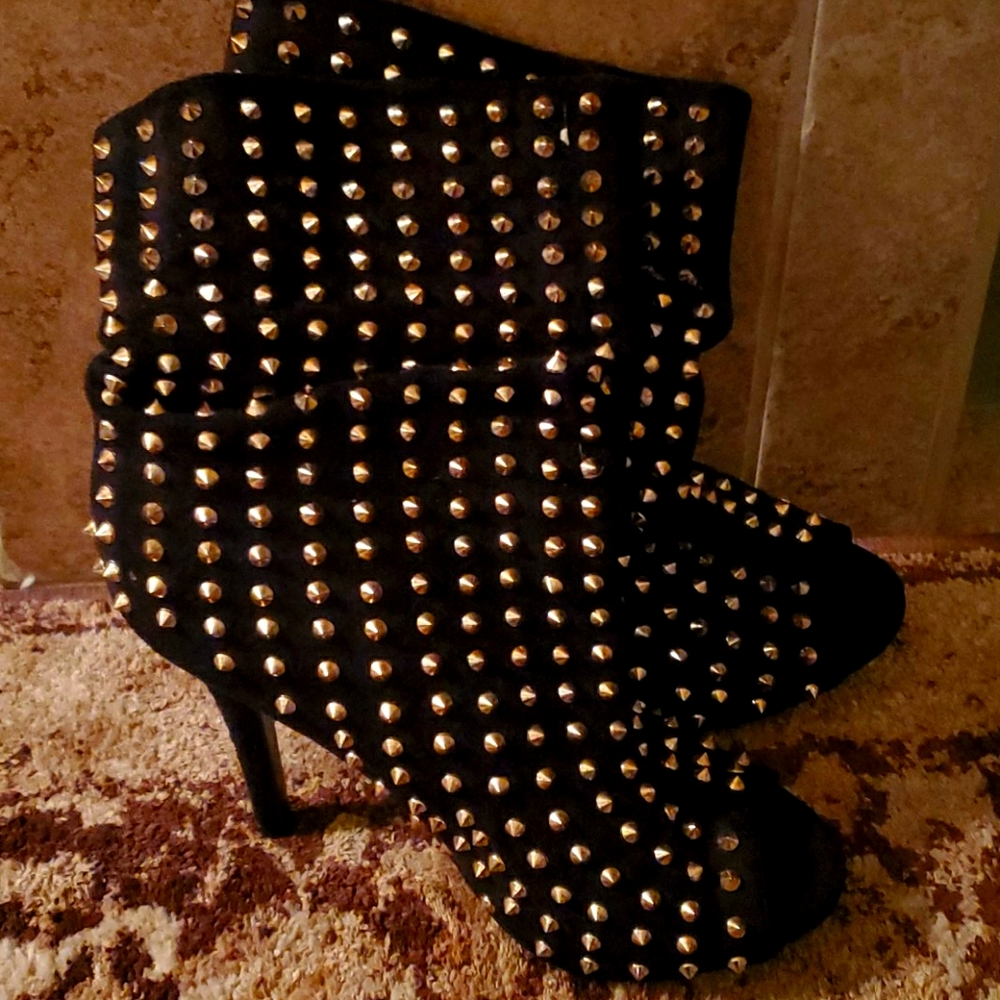 open toe bootie